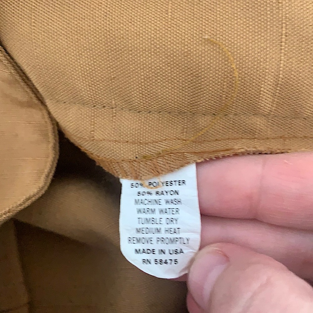 Vintage khaki skirt